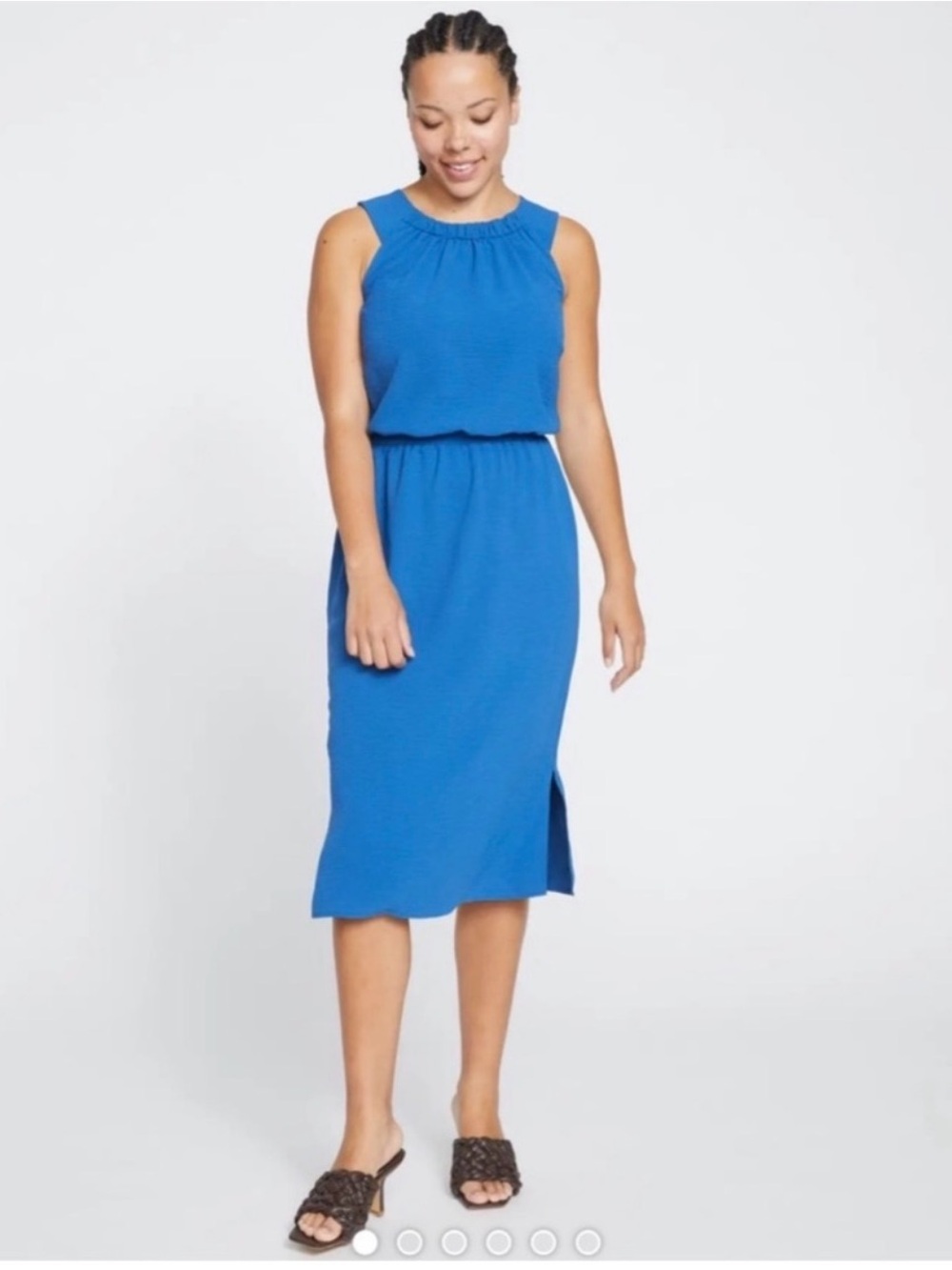 Universal Standard Isola Dress Admiral Blue, Size M (18-20)